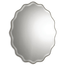 Hot Sales Oval Wood Edged Framed Wall Mirror for Home Decoration